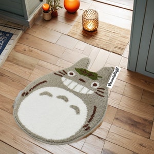 Ghibli | Totoro Mat Rug Carpet Kitchen Floor Door Room Japan Decoration Gift