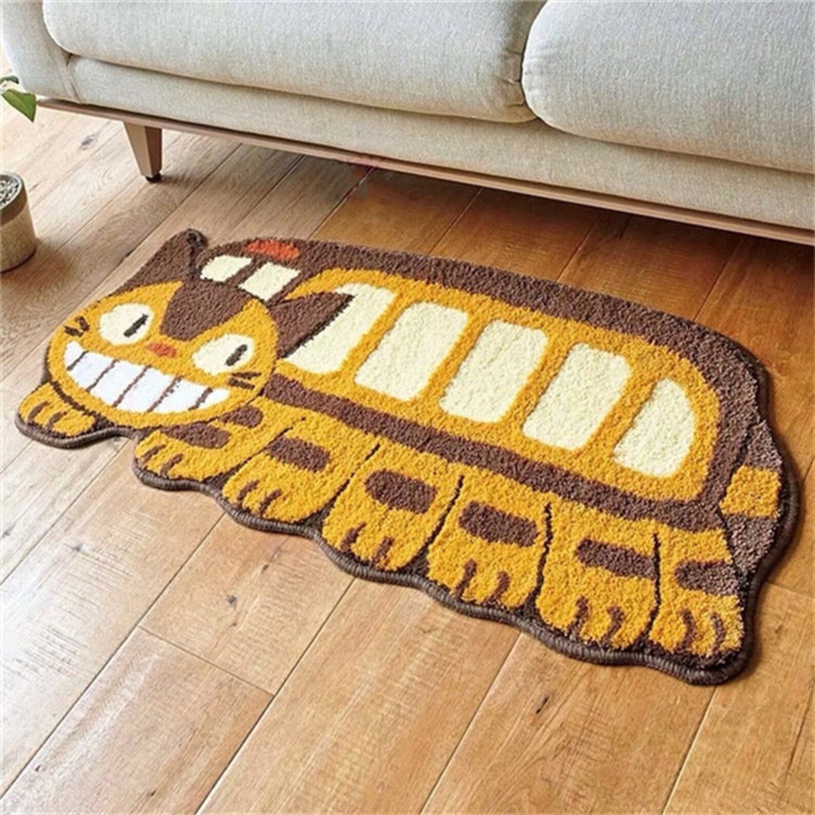 Ghibli Totoro Cat Bus Mat Rug Carpet Kitchen Floor Door Room Etsy