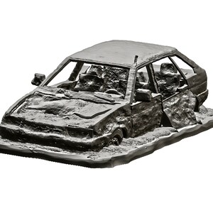 3D STL file model Apocalypse Old Car  for 3D Printing
