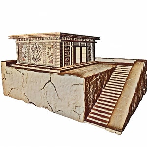 3D STL file model Temple Maya for 3D Printing, diorama, tabletop  for 3D Printer
