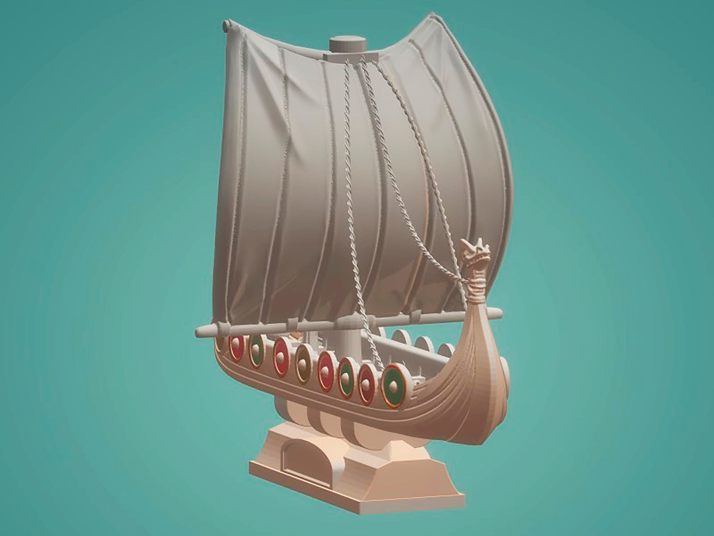 STL file Viking II Decoration - 2D Art 🎨・Model to download and
