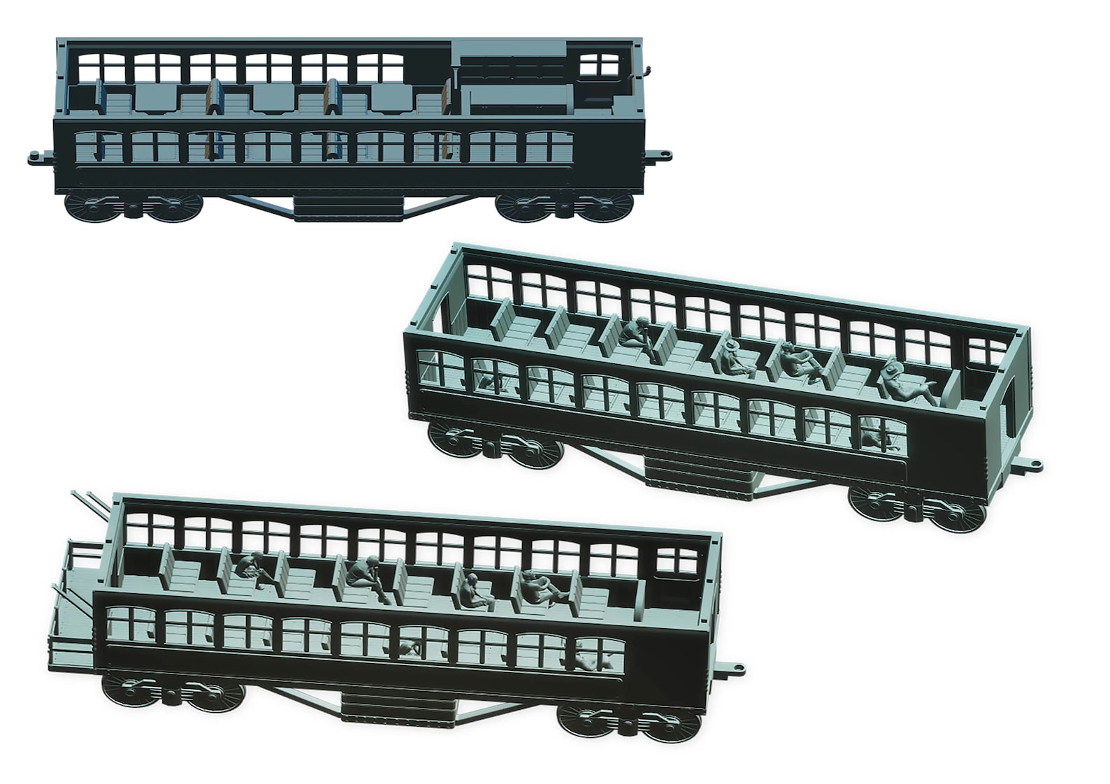 3D STL File Model TRAIN 3D Printing Etsy Canada