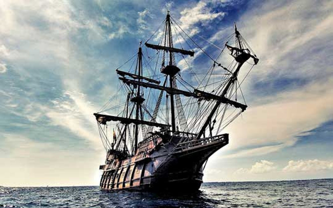3D Model for 3D Printing / Pirate Ship - Etsy
