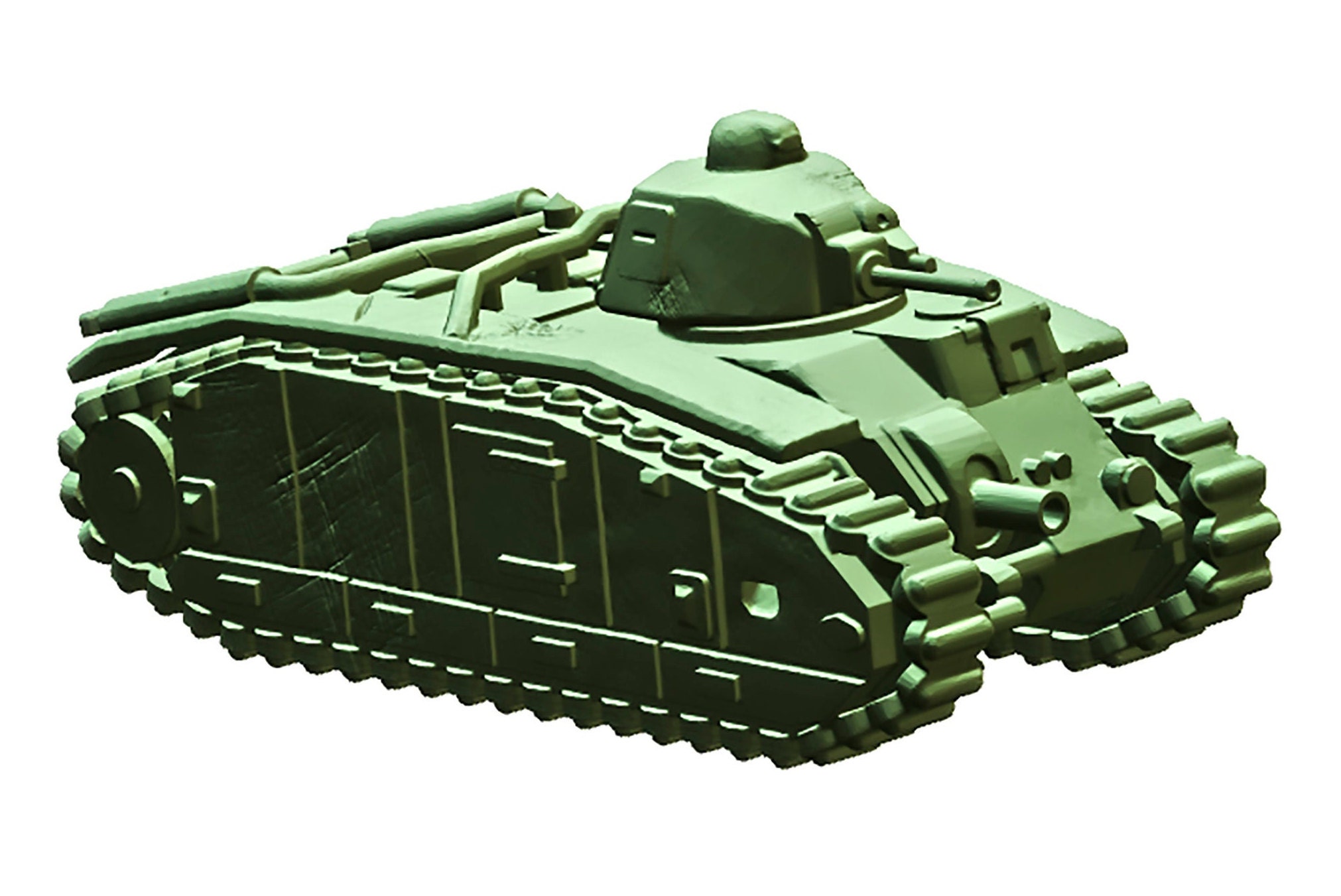 3D STL File Model War Tank WWI for 3D Printer - Etsy