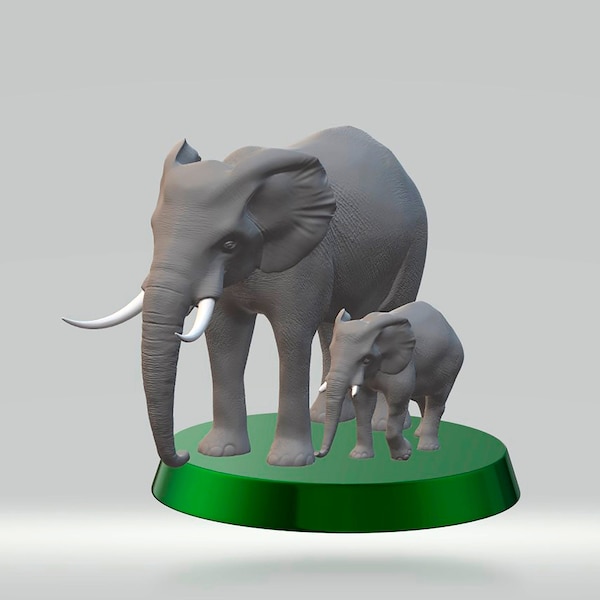 3d Elephant Stl Files - Etsy