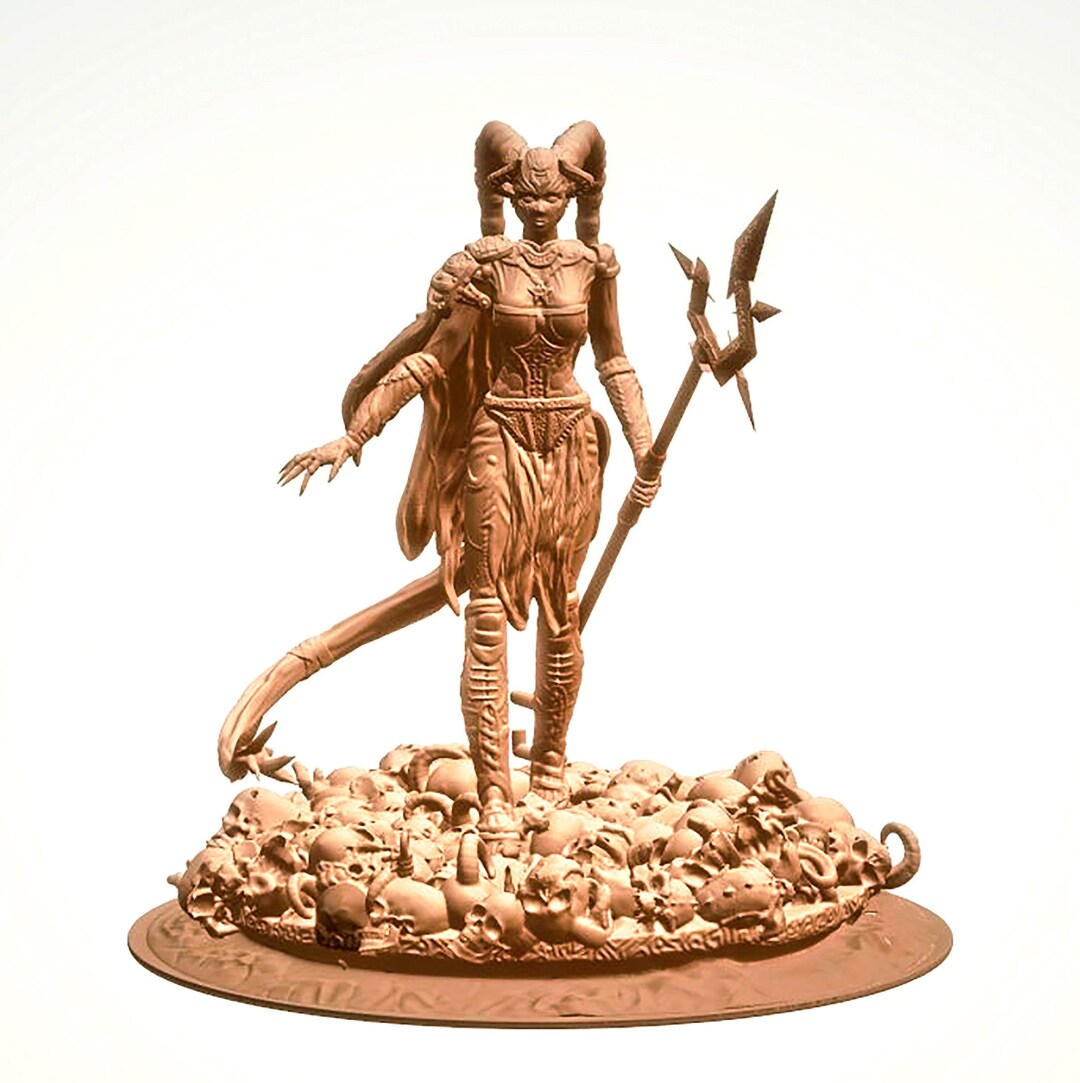 3D STL File Army of Darkness Darkness Girl 3D Printing Etsy