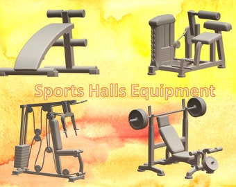 3D STL files models Sports Halls Equipment for 3D Printing