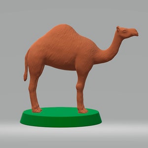 3D STL file model  Camell  Diorama  for 3D Printer