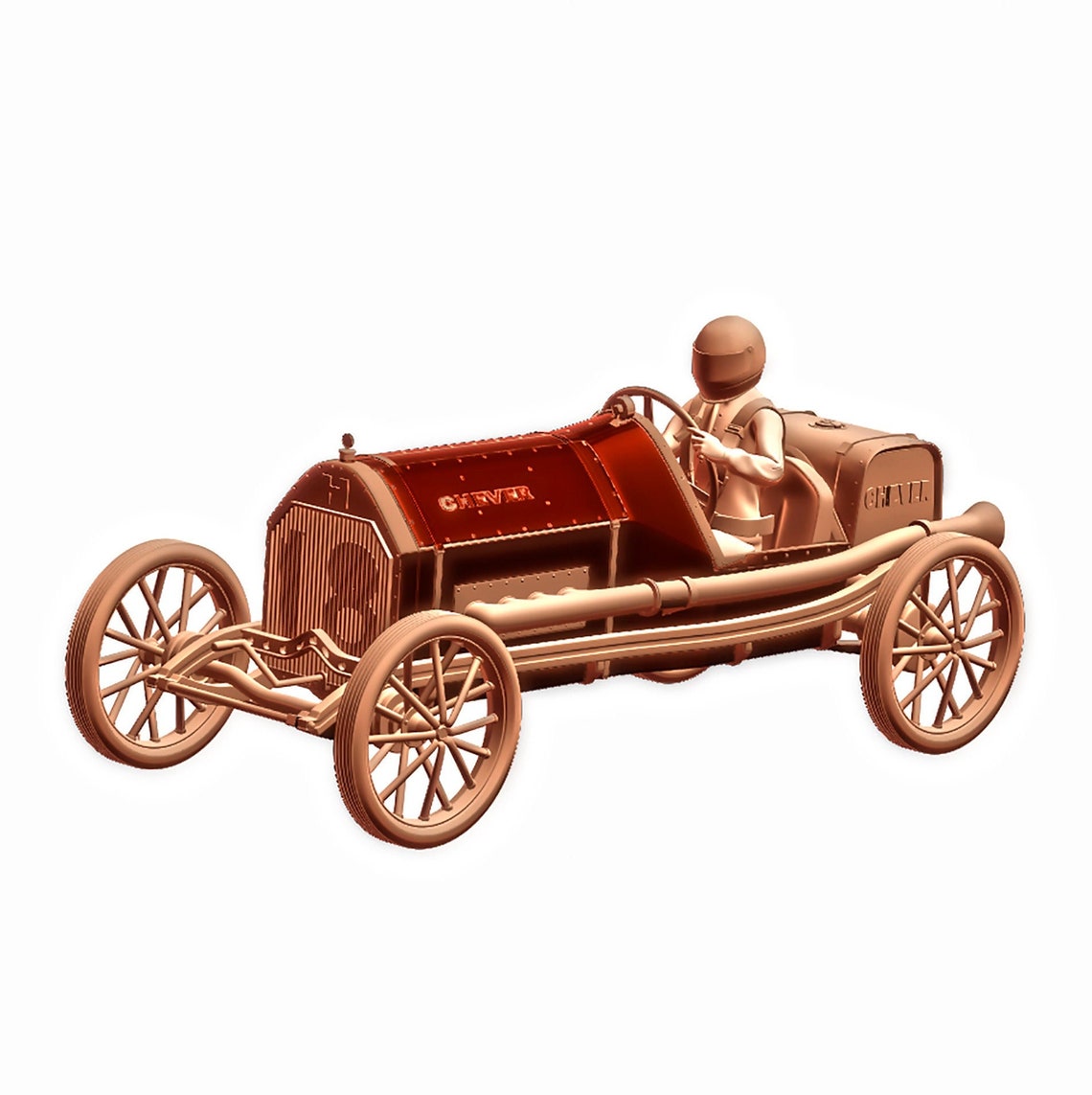 3D STL File Model Chever Classic Race Car for 3D Printing - Etsy