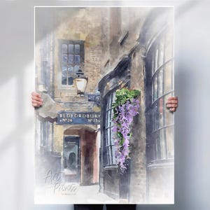 Covent Garden Art Print, London Wall Art Poster, Covent Garden Canvas, Iconic London Landmark Home Decor, UK Travel Gift