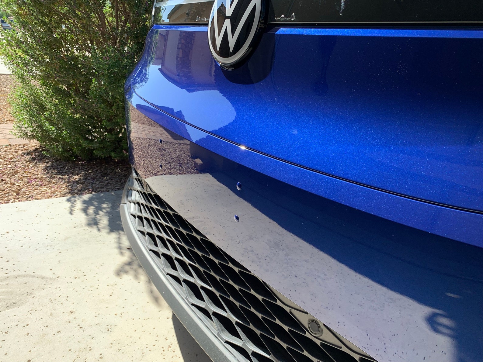 VW ID4/ID.4 Front Bumper Hole Plugs painted Etsy UK