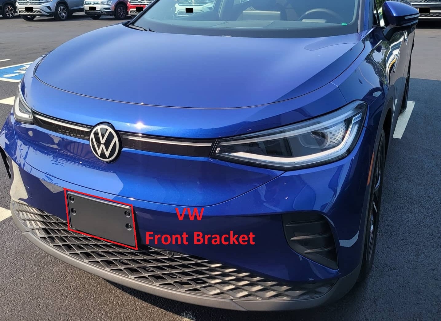 VW ID4/ID.4 Front Bumper Hole Plugs painted Etsy UK