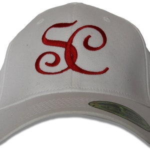 Santa Claus Baseball Hat white with red SC