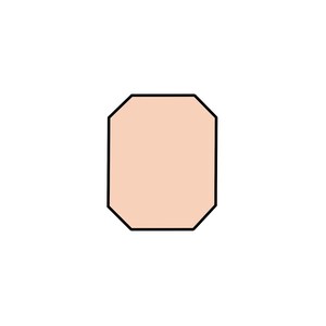 Elongated Modern Square - STL File Digital Download For At Home Cookie Cutter Printing