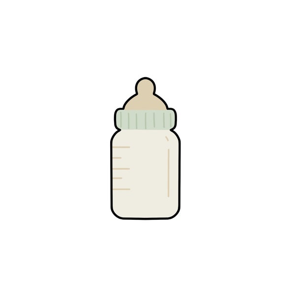 Baby Bottle - STL File Digital Download For At Home Cookie Cutter Printing