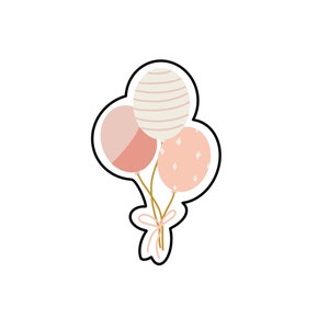 Balloon Bundle - STL File Digital Download For At Home Cookie Cutter Printing