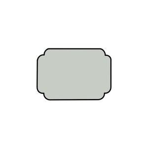 Modern Rectangle 1 - STL File Digital Download For At Home Cookie Cutter Printing