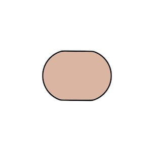 Modern Chubby Circle - STL File Digital Download For At Home Cookie Cutter Printing