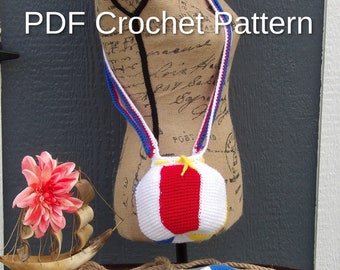 Beach Ball Bags *Crochet Pattern Only*