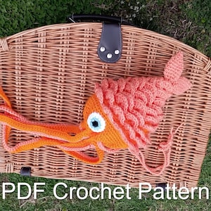 Fish Crossbody Bag *Crochet Pattern Only*