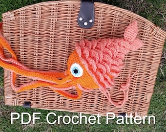 Fish Crossbody Bag *Crochet Pattern Only*