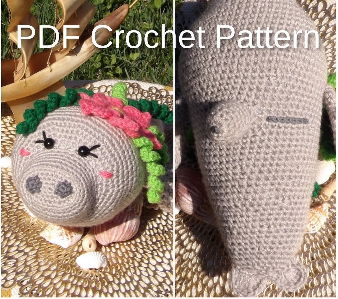 Mastectomy Manatee Crochet Pattern