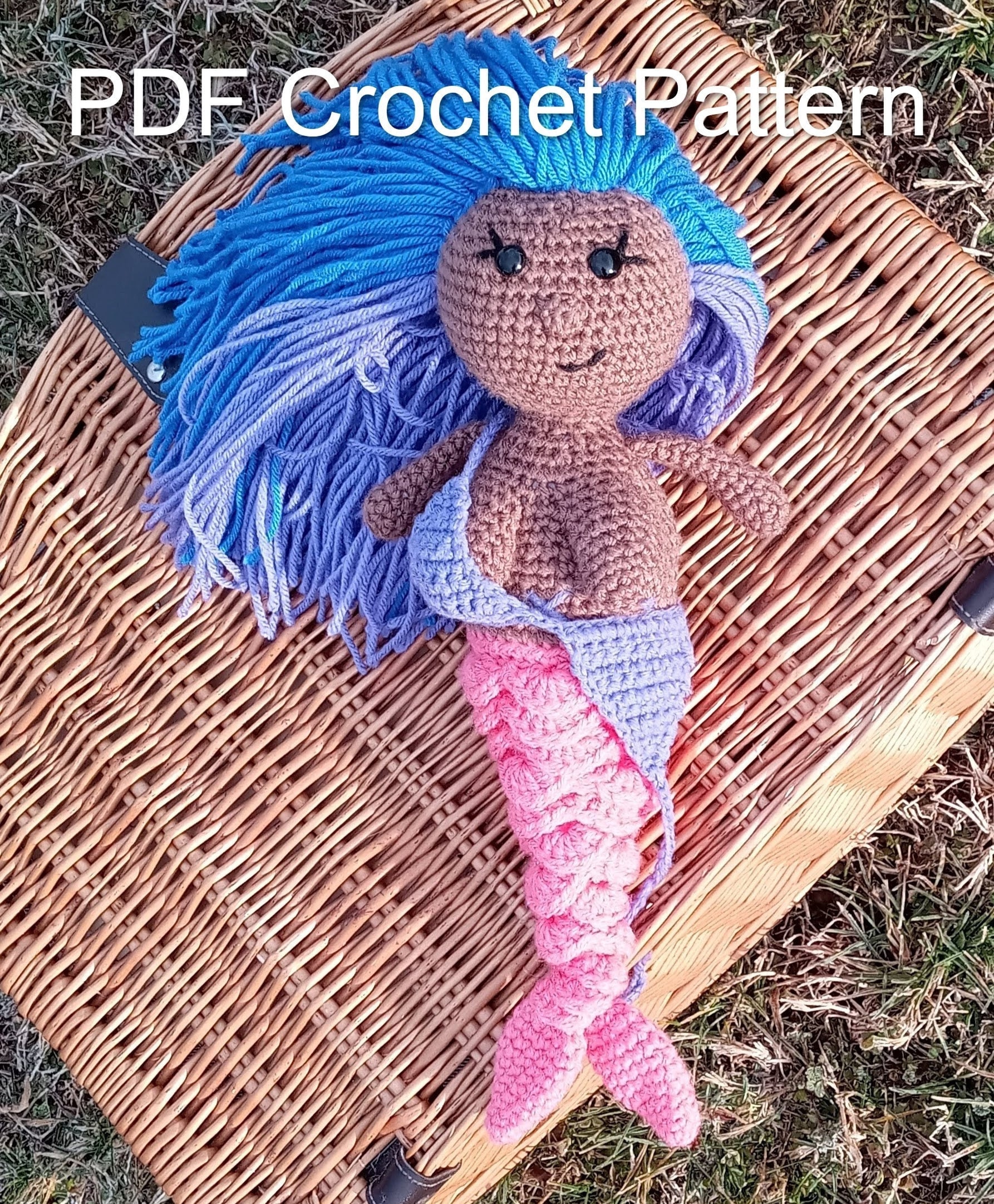 30 Mermaid Crochet Patterns: Amigurumi Dolls, Pocket Mermaids, and Creative Sea-Inspired... 25 Busty Mermaid Crochet Pattern