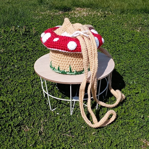 Mushroom Blue Crossbody main image 1
