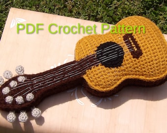 Guitar Amigurumi *Crochet Pattern Only*