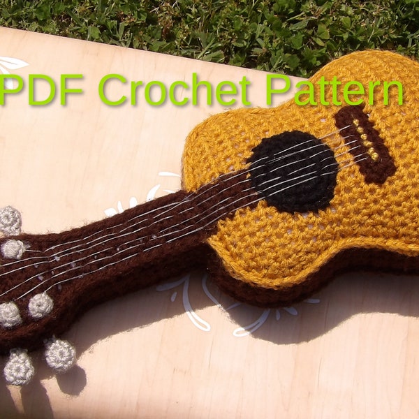 Guitar Amigurumi *Crochet Pattern Only*