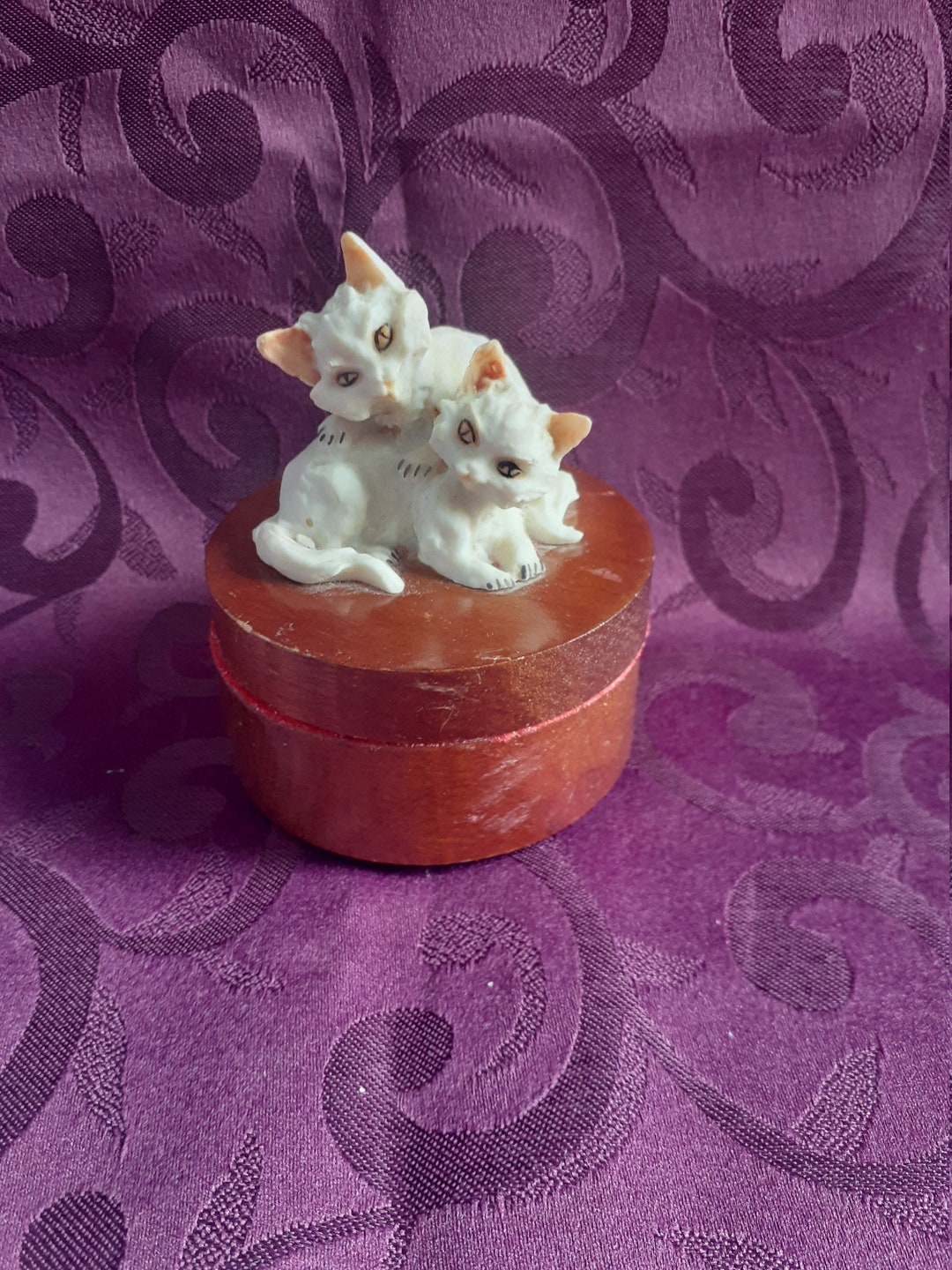 Cat Trinket Box Etsy