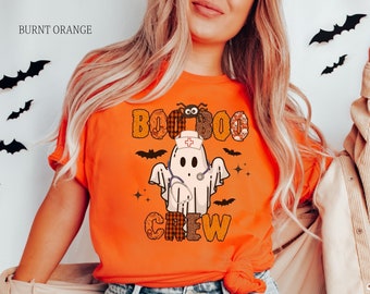 Boo Shirt, Boo Crew Shirt, Halloween Shirt, Cute Halloween shirts, Halloween Nurse Shirts, Funny Halloween Shirts,  Nicu Halloween Shirt