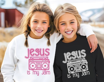 Kids Christian Shirt, kids Jesus Shirt, Christian Sweaters for girls, Bible Sweatshirt, Youth Sweatshirt, Christian Sweatshirt, Faith Shirt