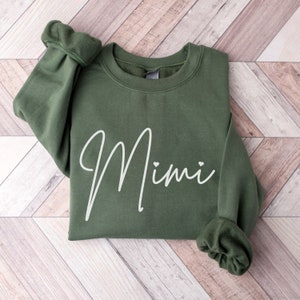 Mimi Sweatshirt, Mimi Shirt, Gift For New Grandma, Pregnancy Announcement, Gift for Grandma, Grandma Shirt, Gifts for Mom, Cute Mimi Gift