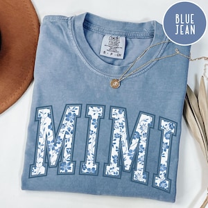 Comfort Colors® Mimi Shirt, Toile Floral Mimi Shirt, Mimi Tee, Cute Mimi Shirt, Gift for Mimi, Grandma Gift, Grandmother Shirt, Grandma Mimi