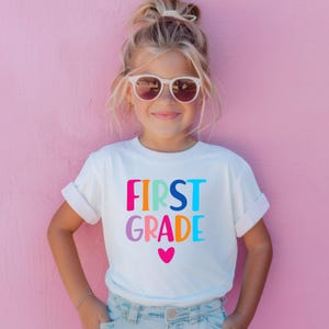 Comfort Colors® First Grade Shirt, Back To School First Grade Shirt, 1st Grade Tee, 1st Grade Student, First Day Of School,Hello First Grade