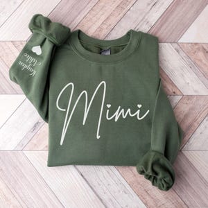 Mimi Sweatshirt, Mimi Shirt, Gift For New Grandma, Pregnancy Announcement, Gift for Grandma, Grandma Shirt, Gifts for Mom, Cute Mimi Gift