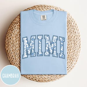 Comfort Colors® Mimi Shirt, Toile Floral Mimi Shirt, Mimi Tee, Cute Mimi Shirt, Gift for Mimi, Grandma Gift, Grandmother Shirt, Grandma Mimi