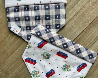 Star Wars Patriotic Reversible Dog Bandana