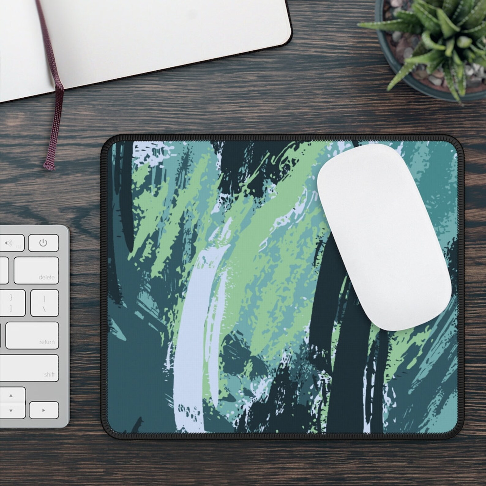 Brushed Blue Camo Gaming Mouse Pad Etsy