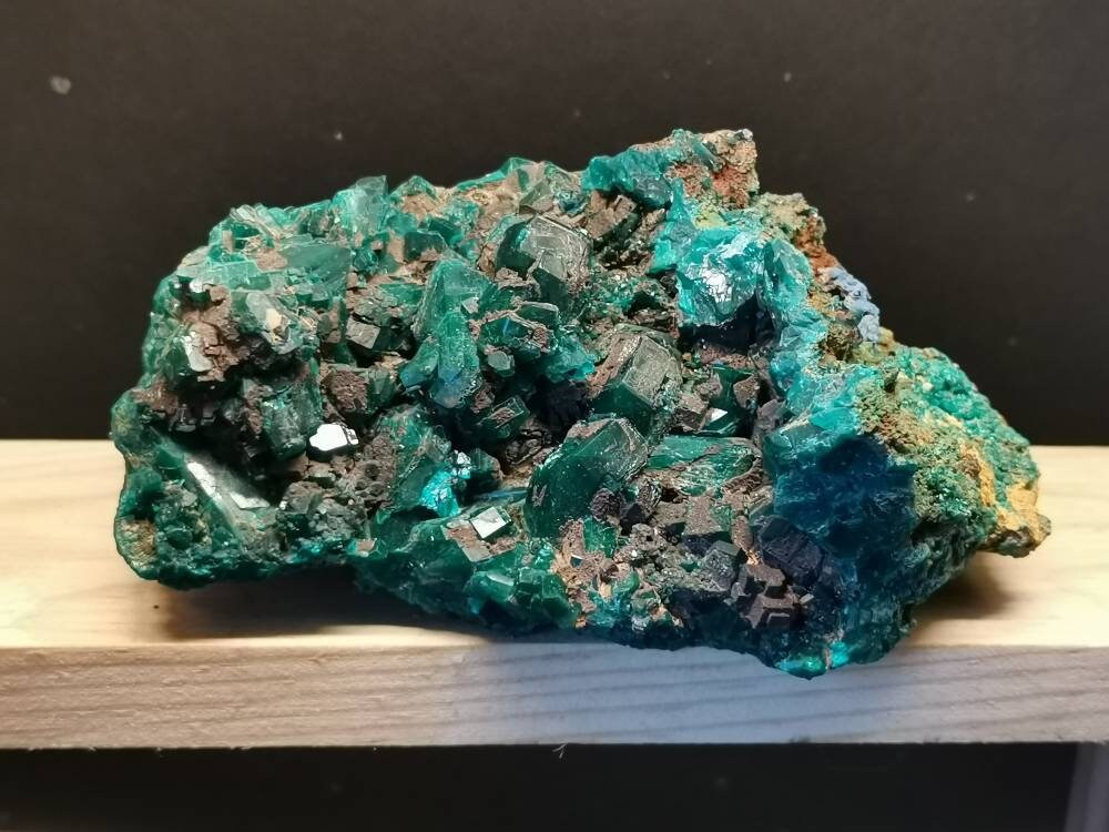 Dioptase et Azurite