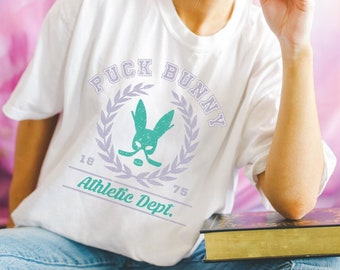 Puck Bunny Hockey Romance Tee Shirt is the perfect Bookish Gift for any Spicy book lover