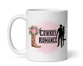 Cowboy Romance Book Mug is the perfect Romance Book Gift for a Spicy Book lover
