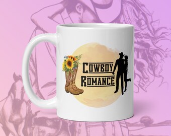 Cowboy Romance Book Mug is the perfect Romance Book Gift for a Spicy Book lover