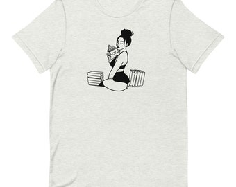 Hot Girls Read Books Tee Shirt is the perfect bookish gift for any reader