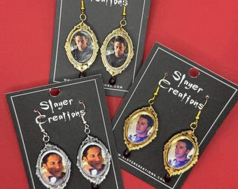 Pendientes con marco reciclado de Tyler Lockwood