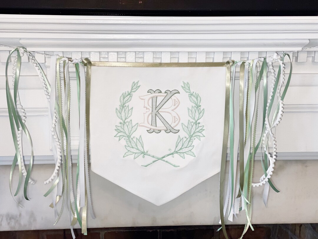 Embroidered Banner - Etsy