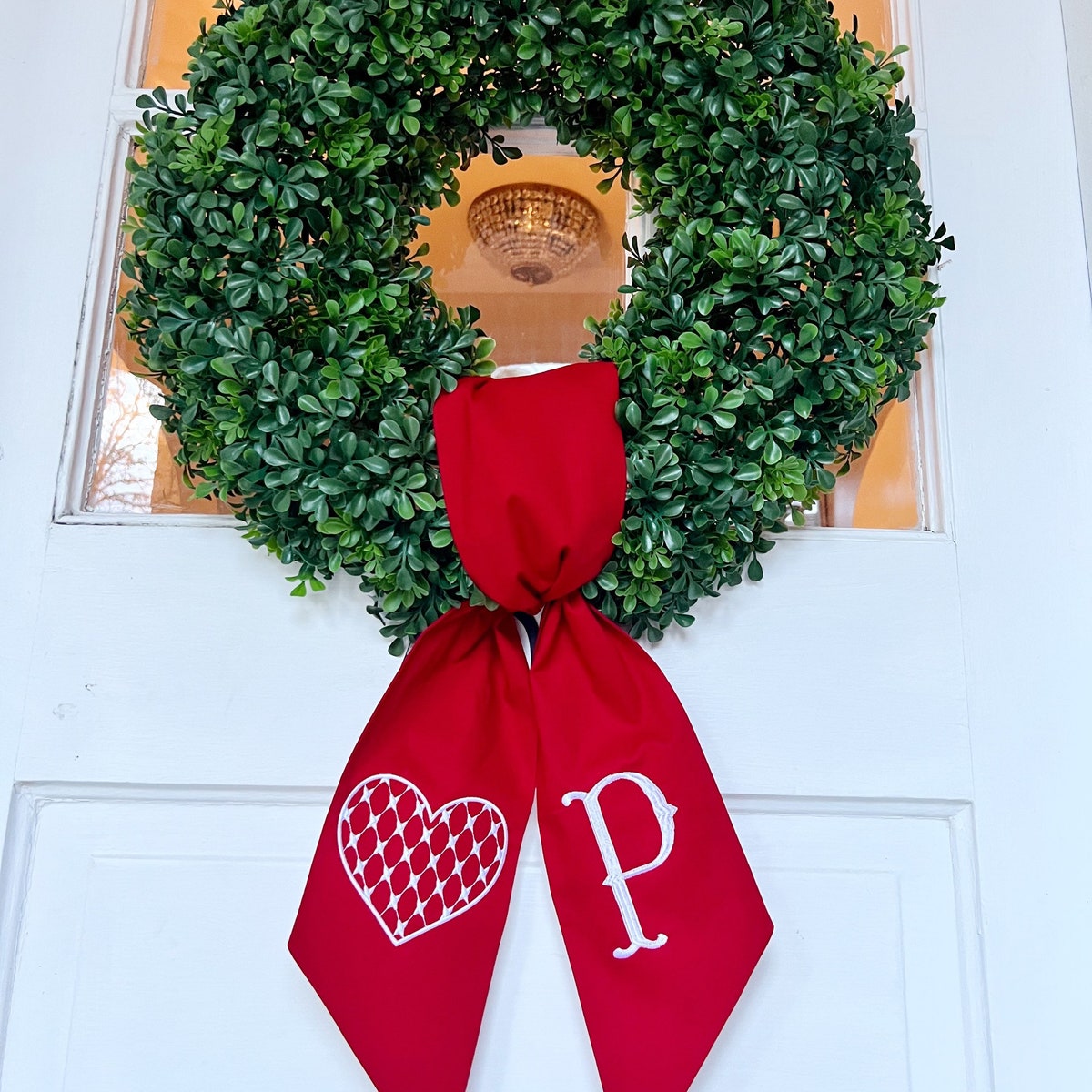Wreath Sash: Valentines Wreath Sash - Etsy
