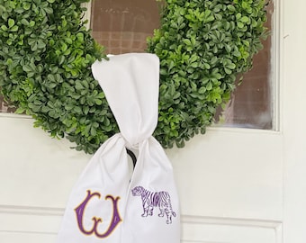 LSU Game Day Wreath Sash