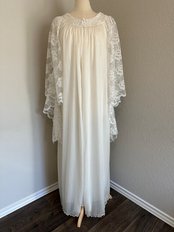 Vintage 60's bridal lingerie robe and slip set, 100 n… - Gem